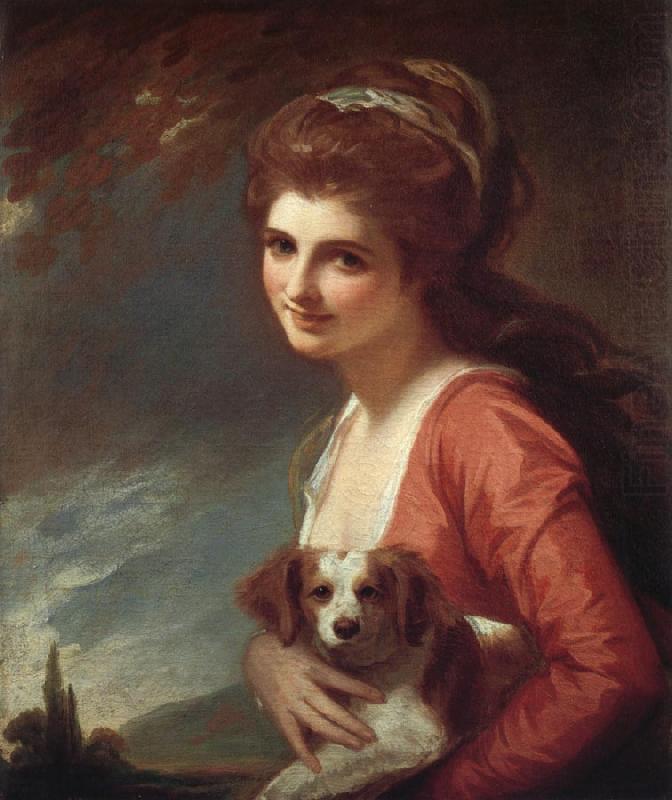 George Romney Lady hamilton as nature china oil painting image